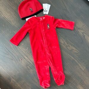 Ralph Lauren Ski Polar Bear Footie *rare* with Hat NEW